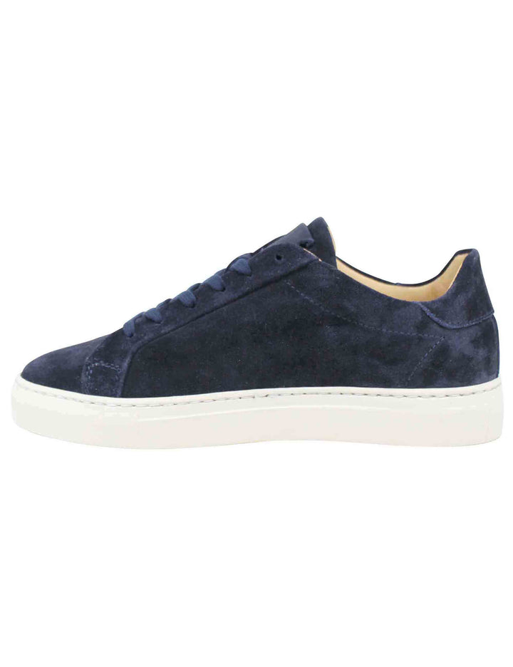 Spatarella Sneakers uomo in camoscio blu Ultimi tre giorni