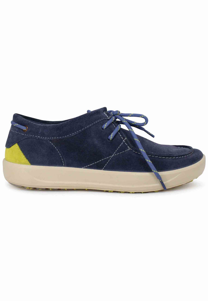 Spatarella Stringate uomo Bob Cat in camoscio blu con suola in gomma 50% di sconto per tempo limitato
