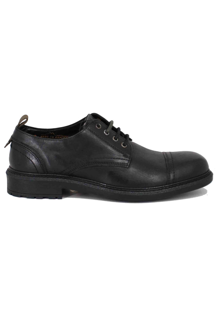 Spatarella Stringate uomo in pelle nera Maywood 2025