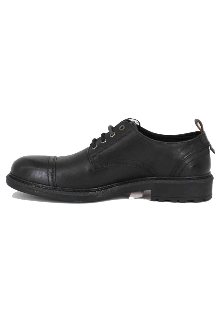 Spatarella Stringate uomo in pelle nera Maywood 2025