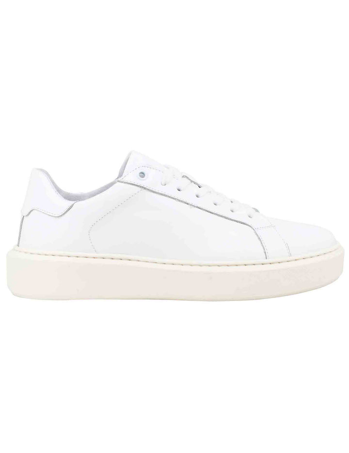 Spatarella Sneakers uomo in pelle bianca con suola alta ulta light Convenienza