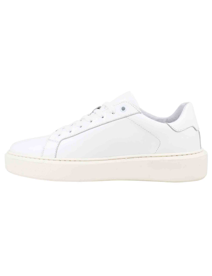 Spatarella Sneakers uomo in pelle bianca con suola alta ulta light Convenienza