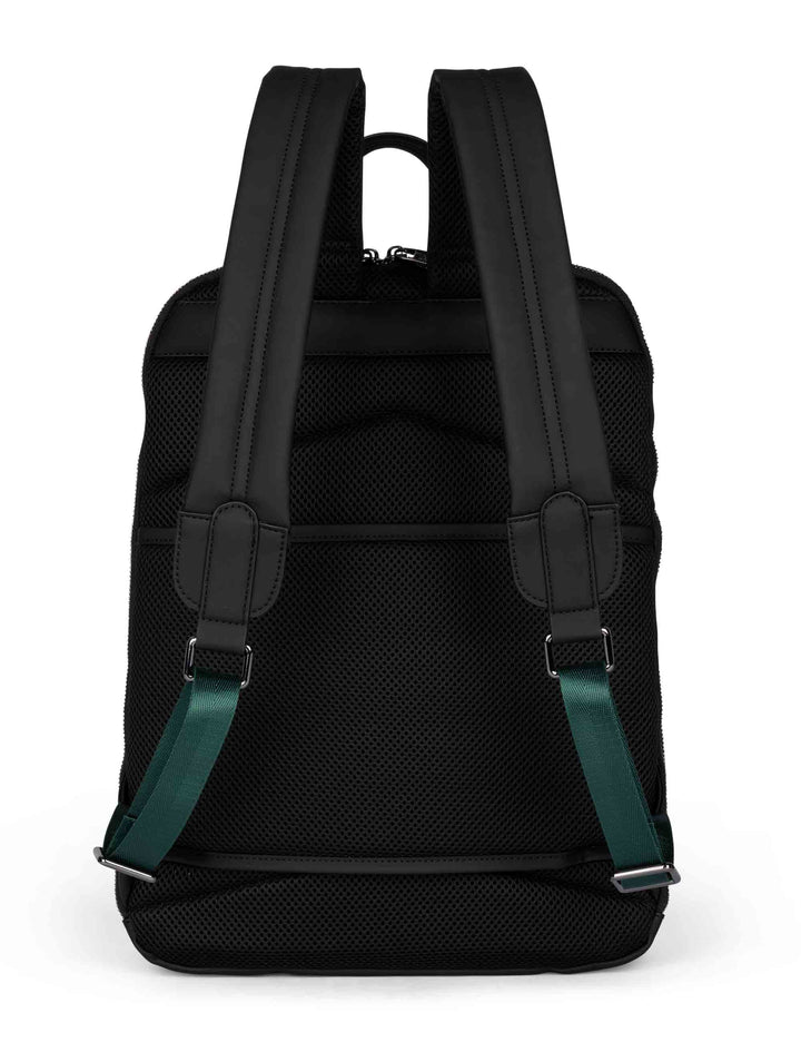 Spatarella Zaini uomo Oliver in nylon nero Novità