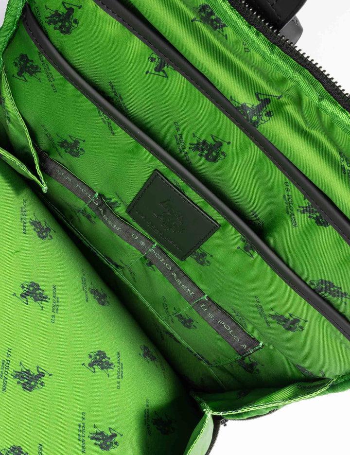 Spatarella Zaini uomo Oliver in nylon nero Novità