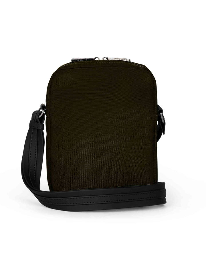 Spatarella Borselli uomo Oliver in nylon nero Presa