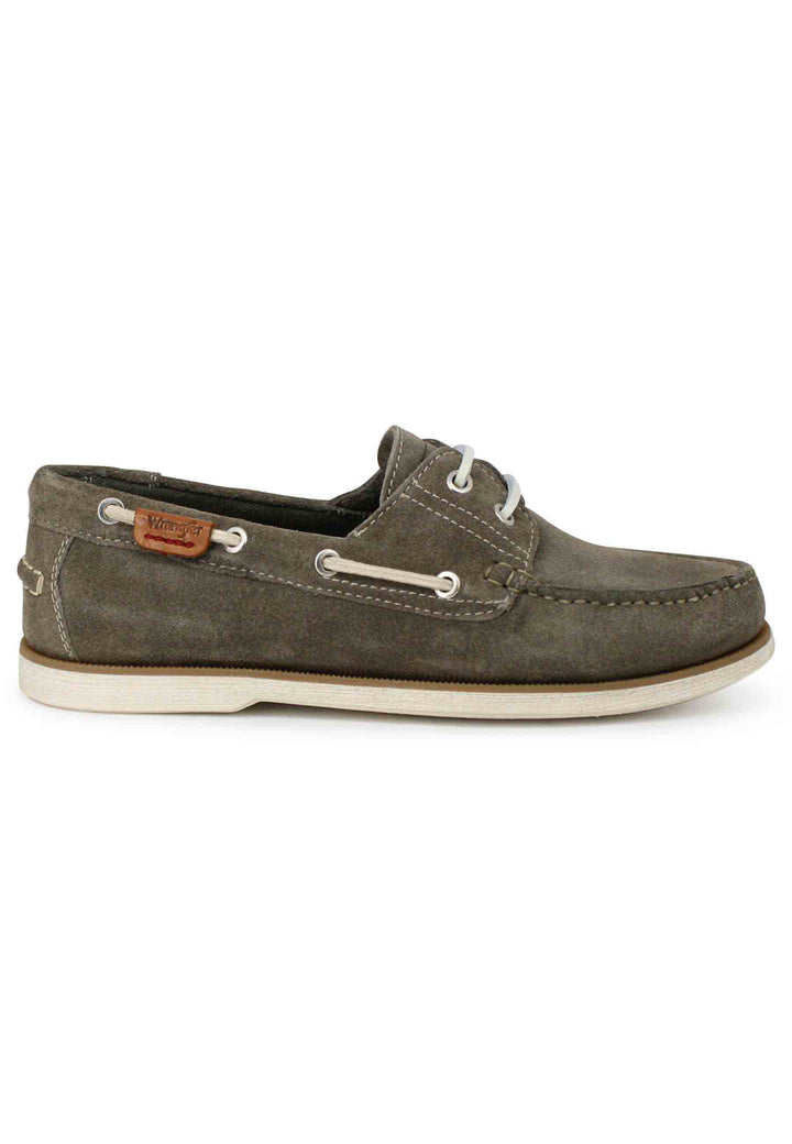 Spatarella Stringate uomo Baltic in camoscio fango con lacci in cuoio e suola in gomma Offerta