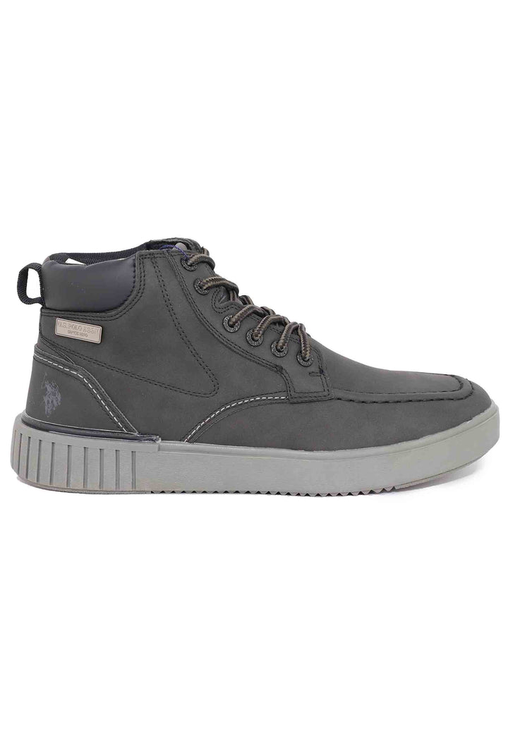 Spatarella Stivaletti stringati uomo in eco pelle nero Vendite Flash