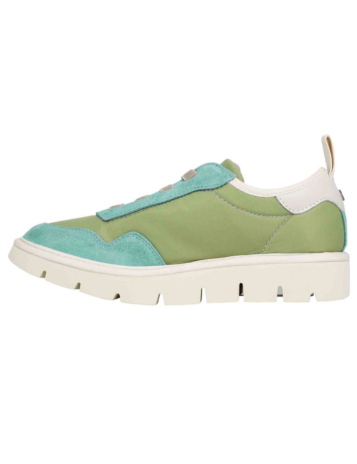 Spatarella Sneakers donna in tessuto verde Offerta natalizia