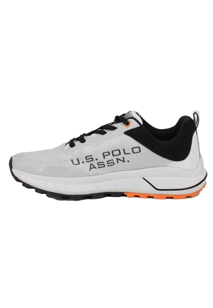 Spatarella Sneakers uomo in tessuto tecnico bianco Fino al 60% di sconto