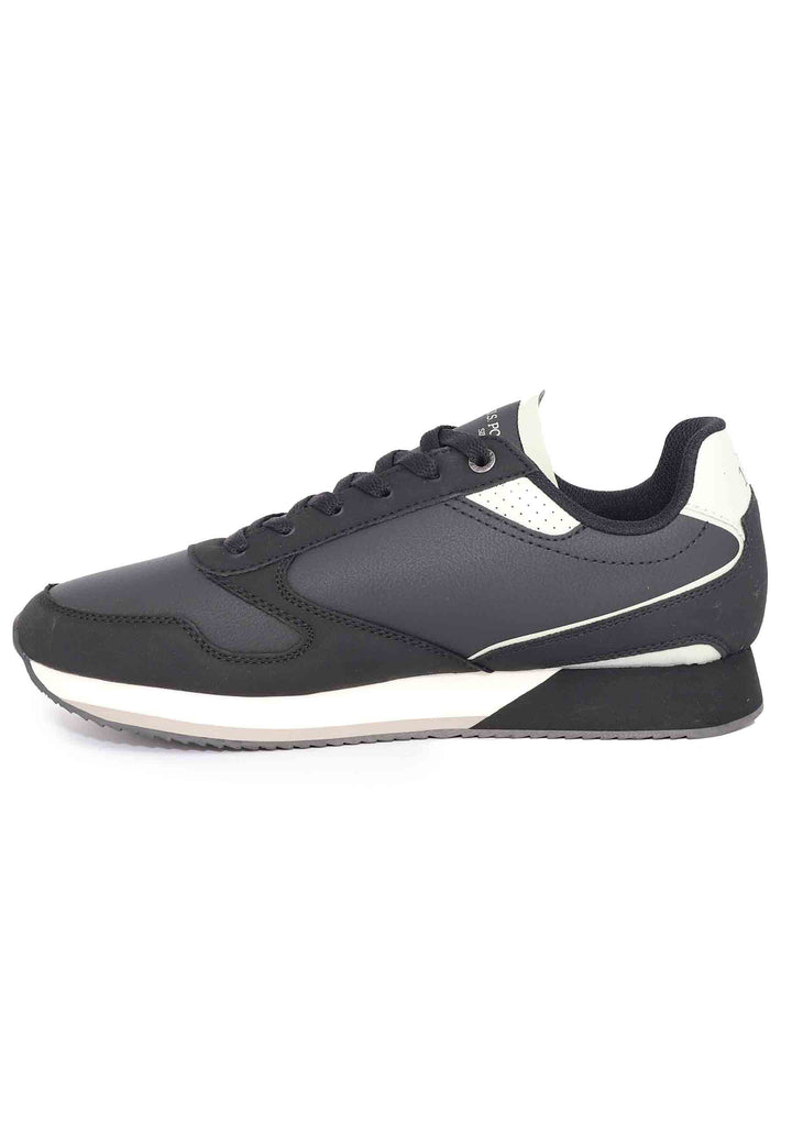 Spatarella Sneakers uomo in tessuto nero Fino al 65% di sconto