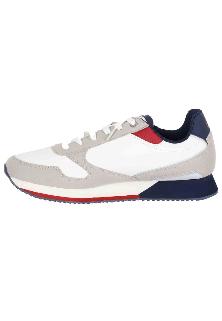 Spatarella Sneakers uomo in tessuto bianco Offerta speciale della fabbrica