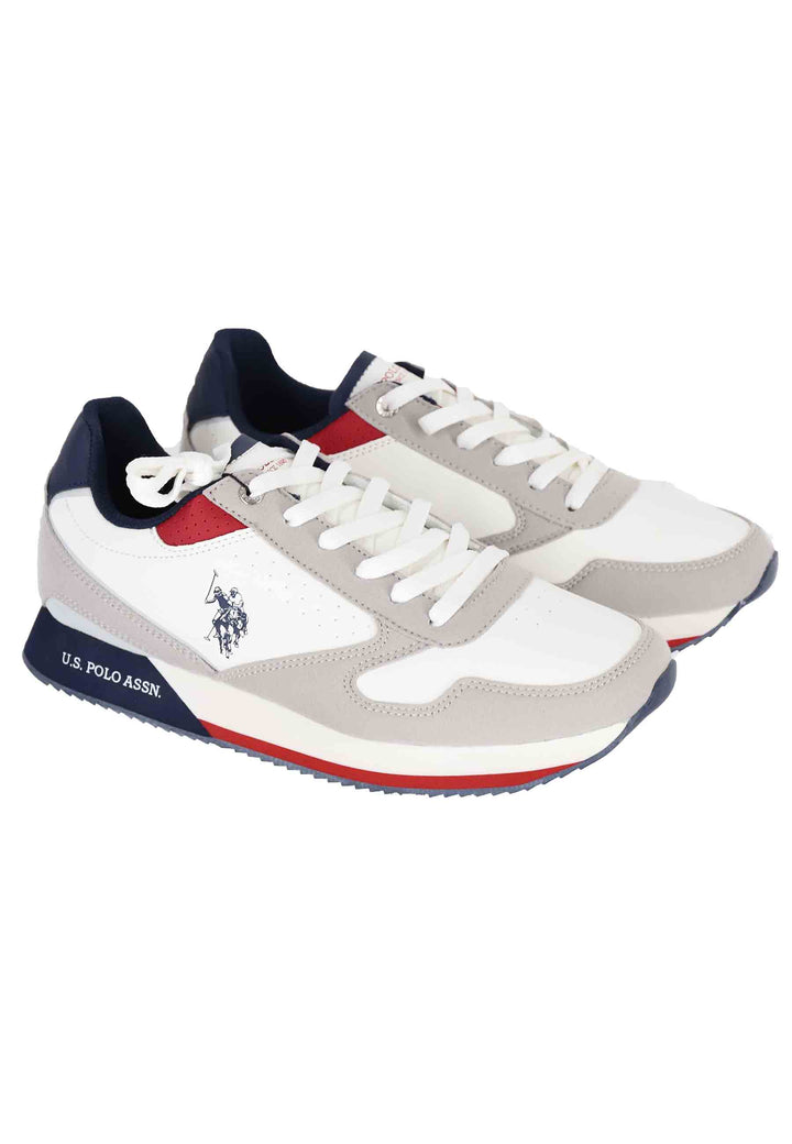 Spatarella Sneakers uomo in tessuto bianco Offerta speciale della fabbrica