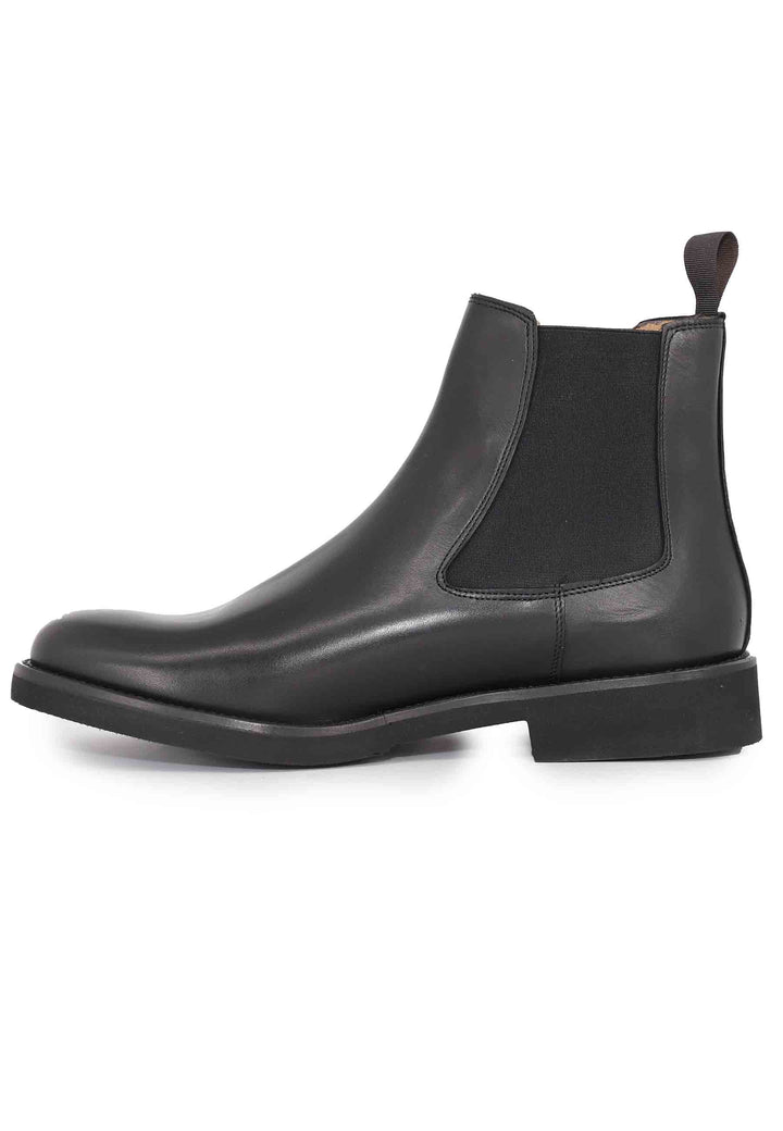 Spatarella Stivaletti chelsea boot uomo in pelle nera con suola ultra leggera Ultimi due giorni