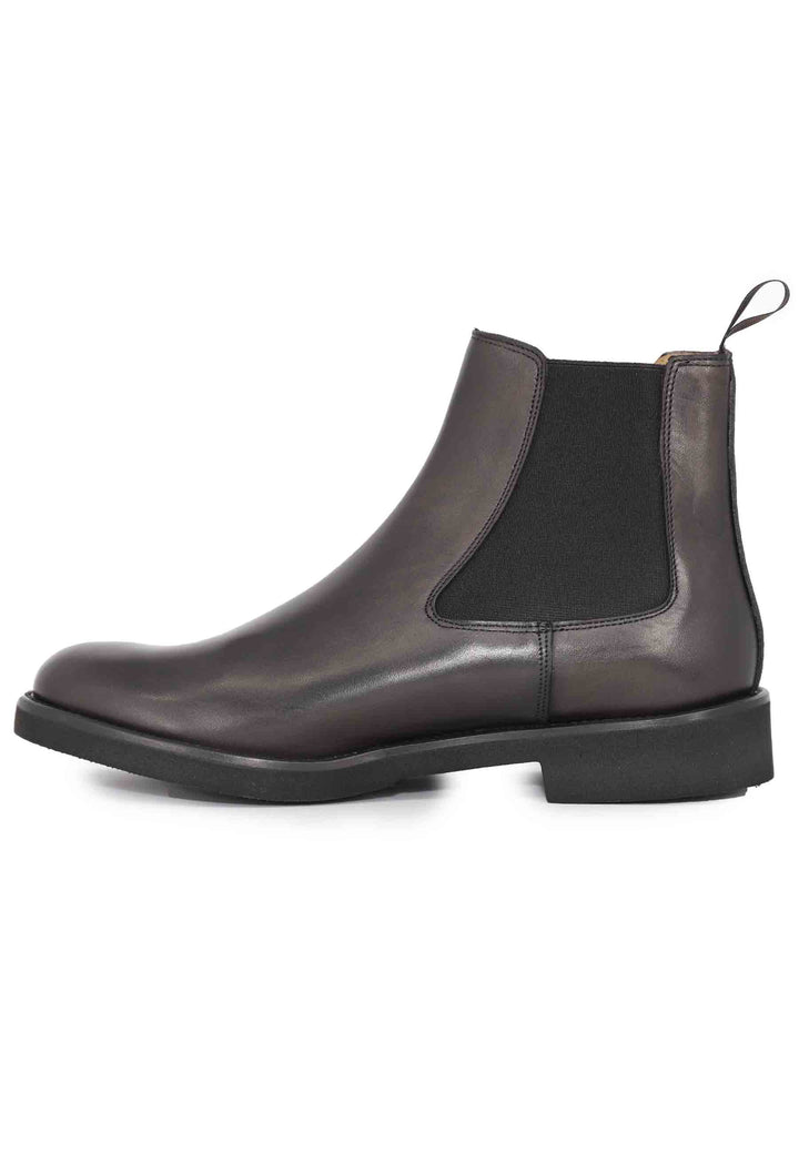 Spatarella Stivaletti chelsea boot uomo in pelle marrone con suola ultra leggera Promozione temporanea