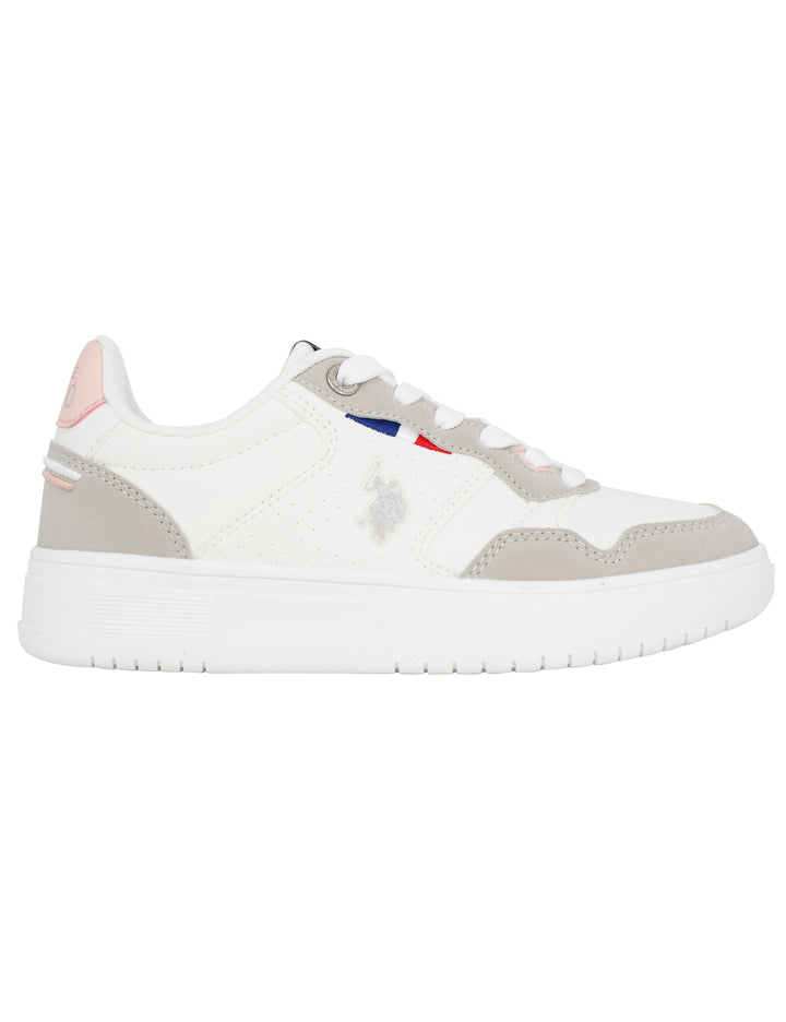 Spatarella Sneakers donna in eco pelle vintage beige