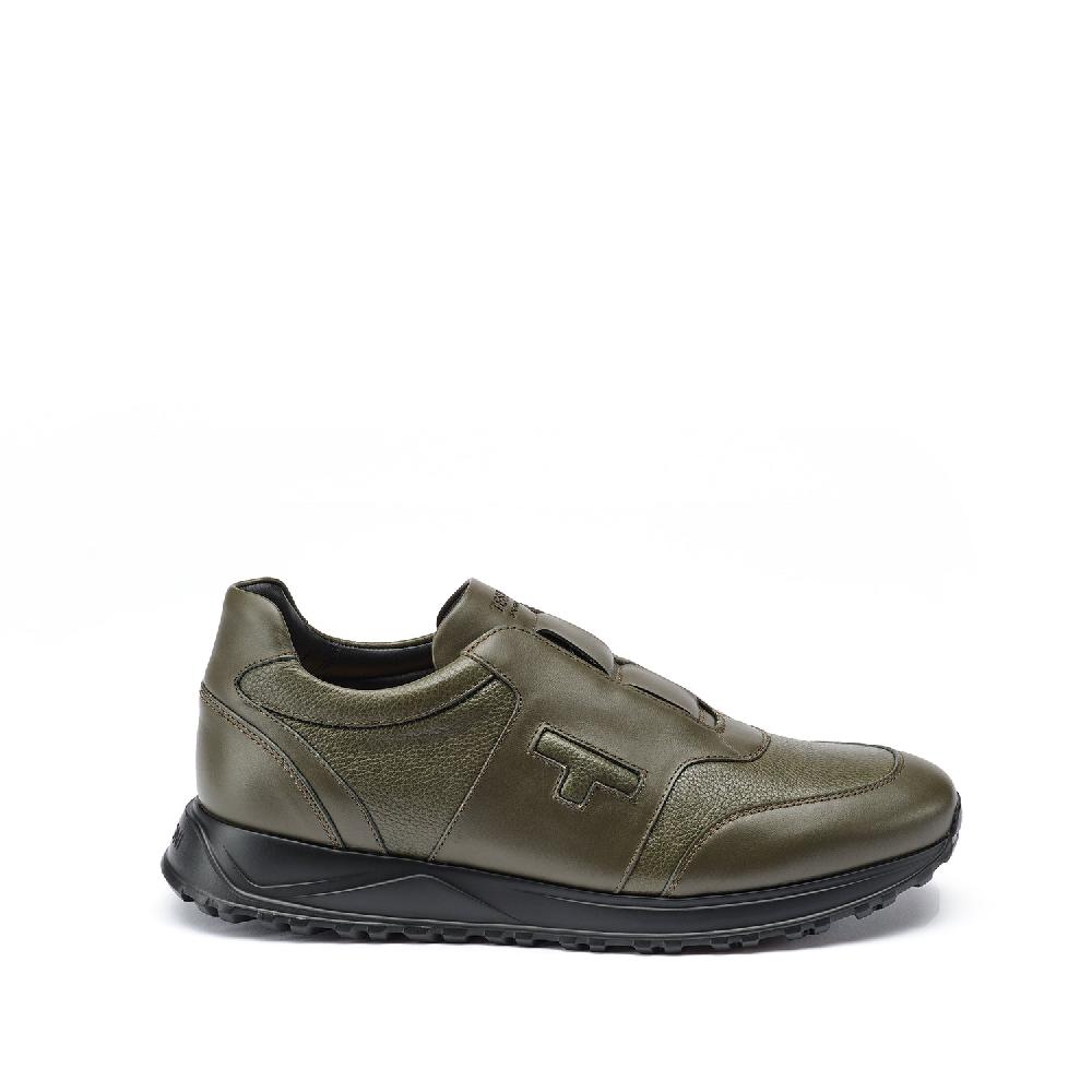 A.Testoni CUNEO SNEAKER SPORT NAPA CALF + GRAINED CALF ° Italia