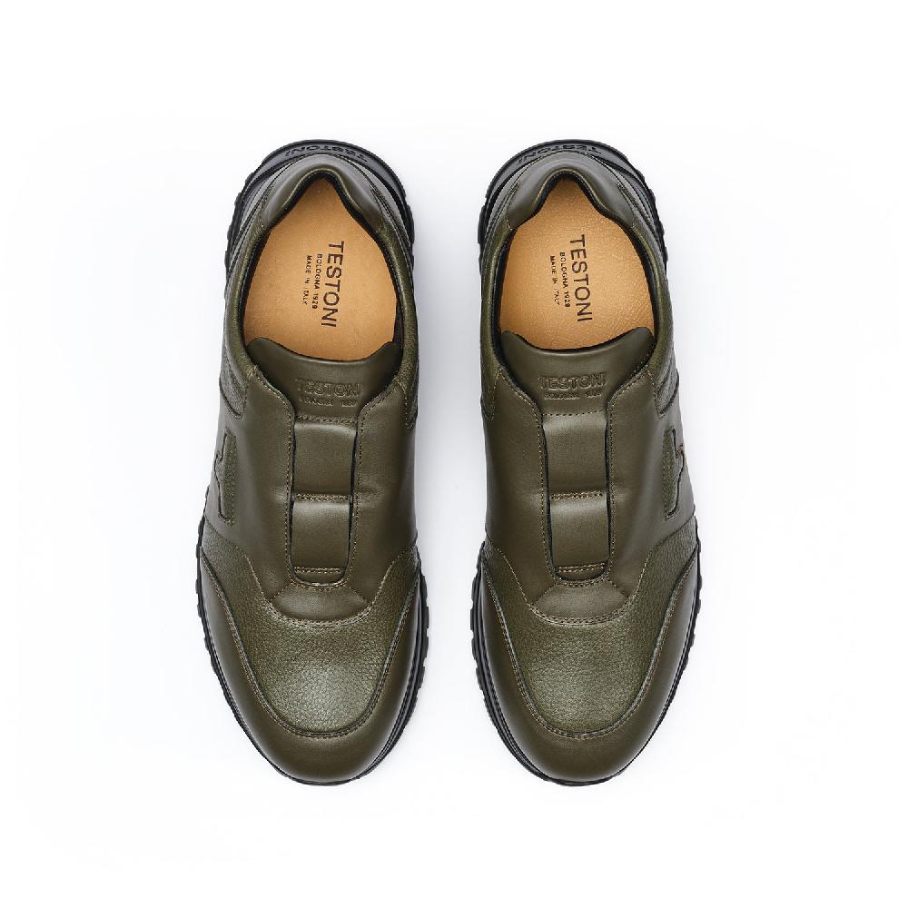 A.Testoni CUNEO SNEAKER SPORT NAPA CALF + GRAINED CALF ° Italia