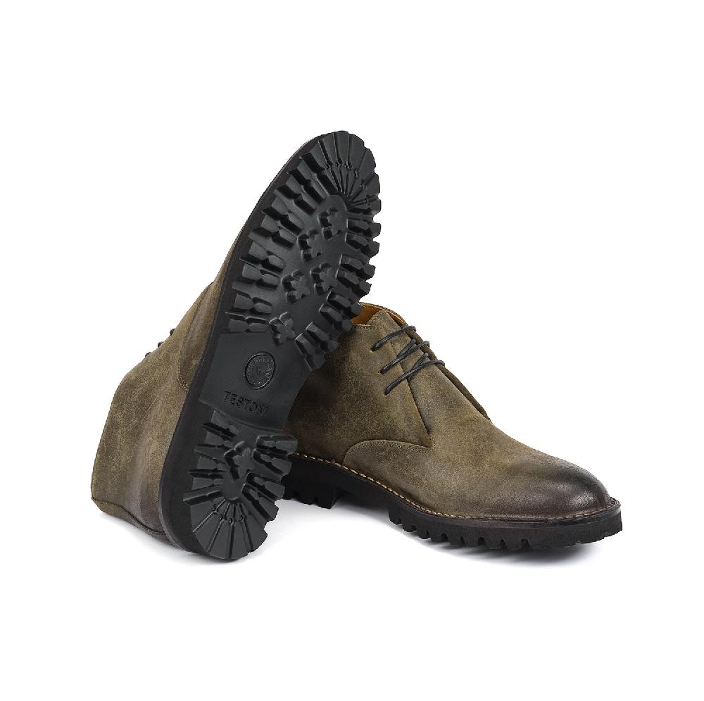 A.Testoni COURMAYEUR DESERT WAX SUEDE CALF Vendita