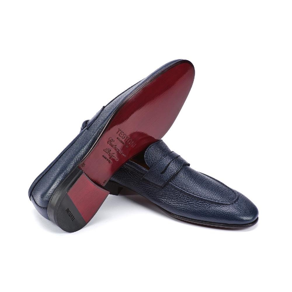 A.Testoni TAVOLARA LOAFER UNLINED DEER ° Offerta
