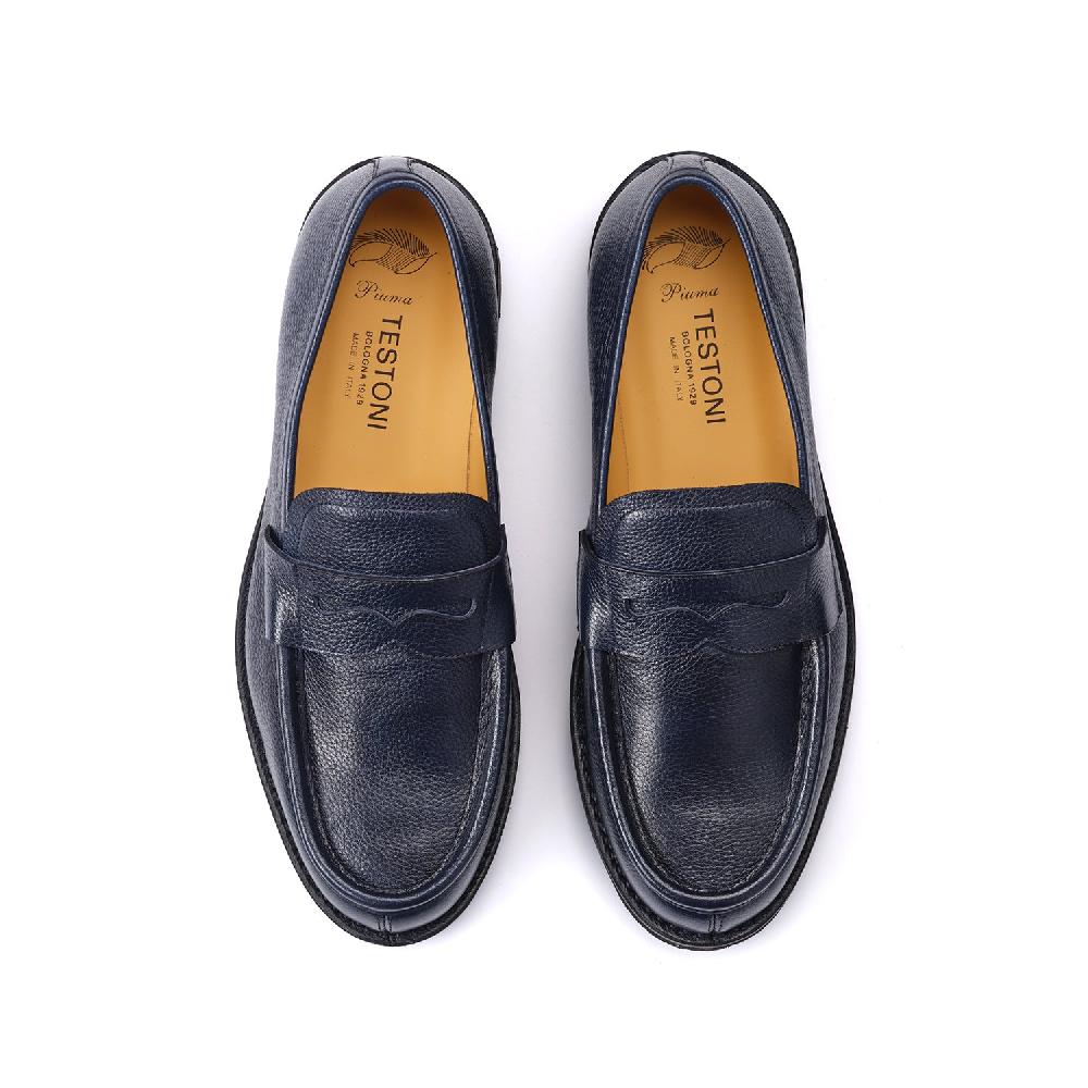A.Testoni COURMAYEUR LOAFER GRAINED CALF Qualità