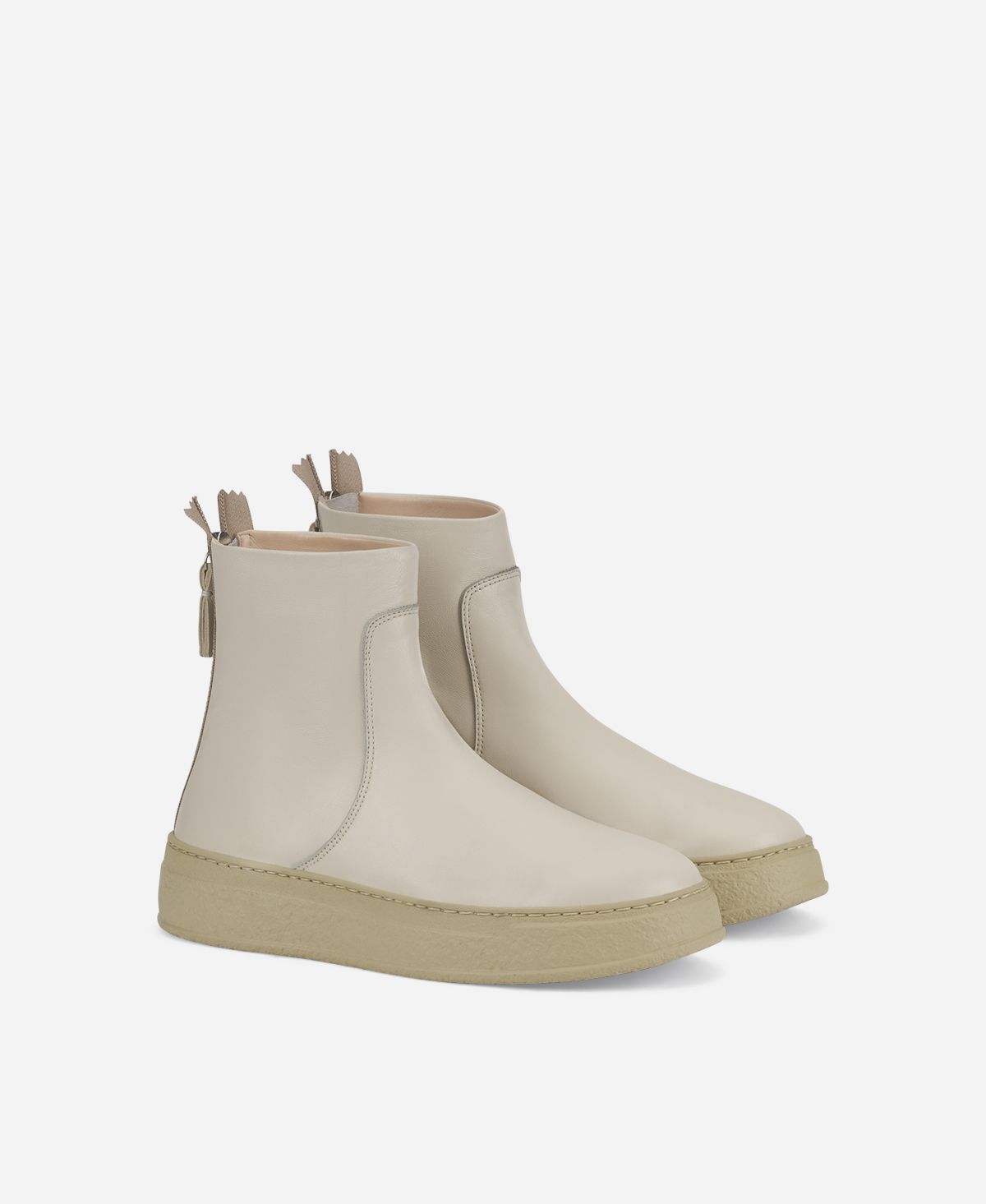 Agl Stivaletto in pelle Crema Giuly Negozi Online