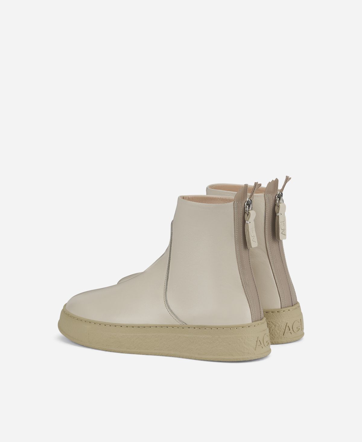 Agl Stivaletto in pelle Crema Giuly Negozi Online