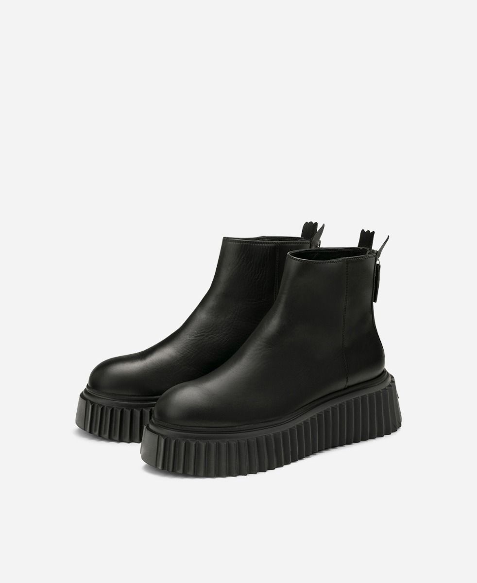 Agl Stivaletto in pelle Nero Sandy Promozione Limitata