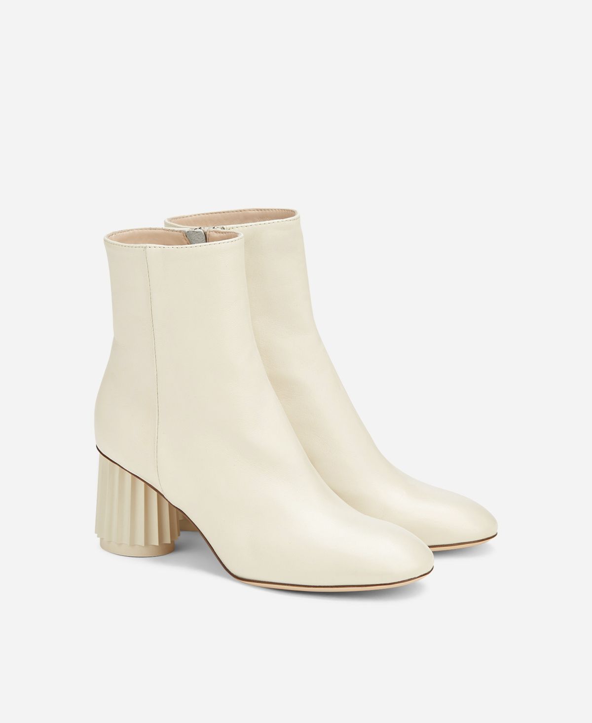 Agl Stivaletto con tacco design Crema Dorica M Bootie Pezzi Unici