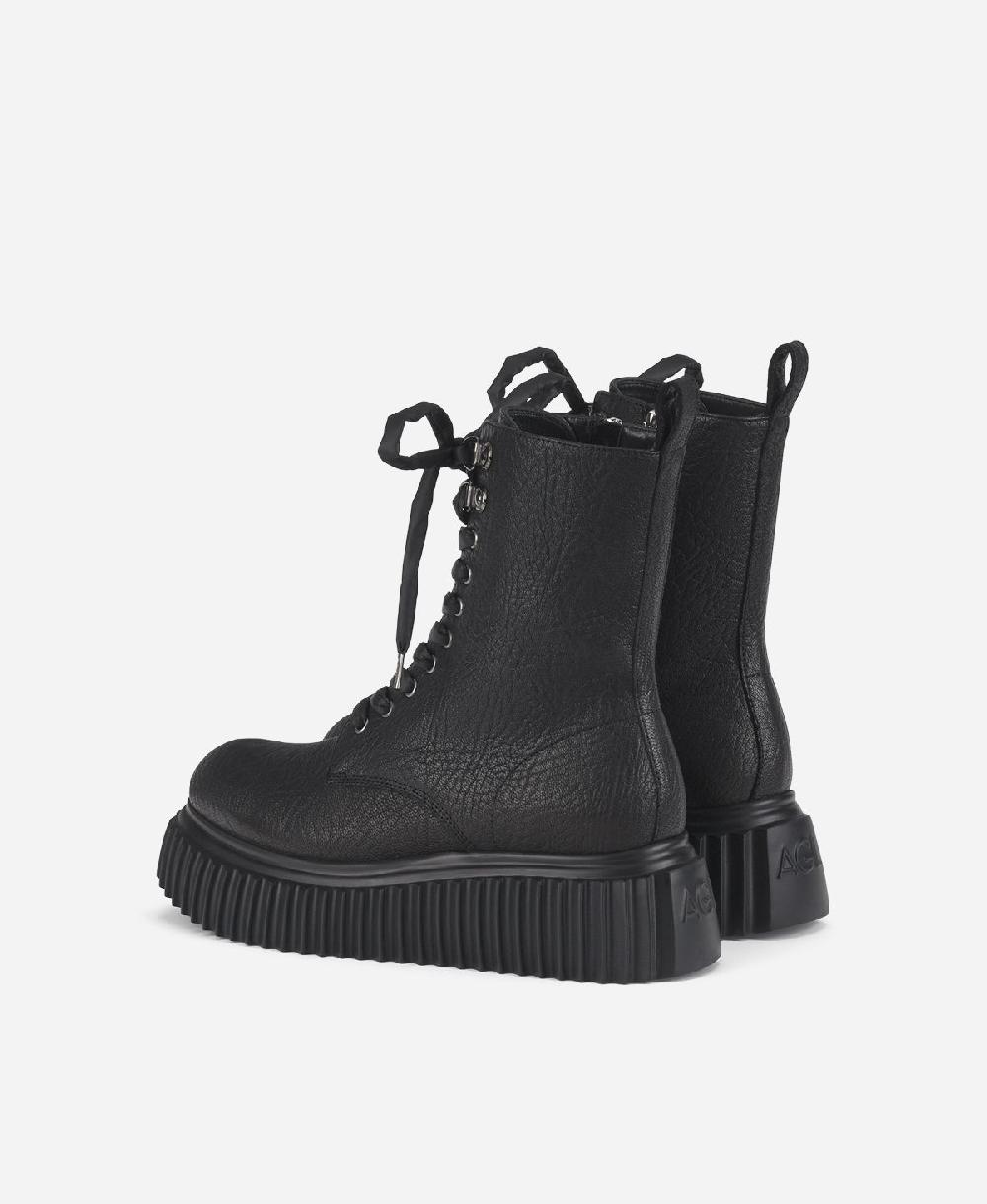 Agl Biker in pelle Nero Marina Online