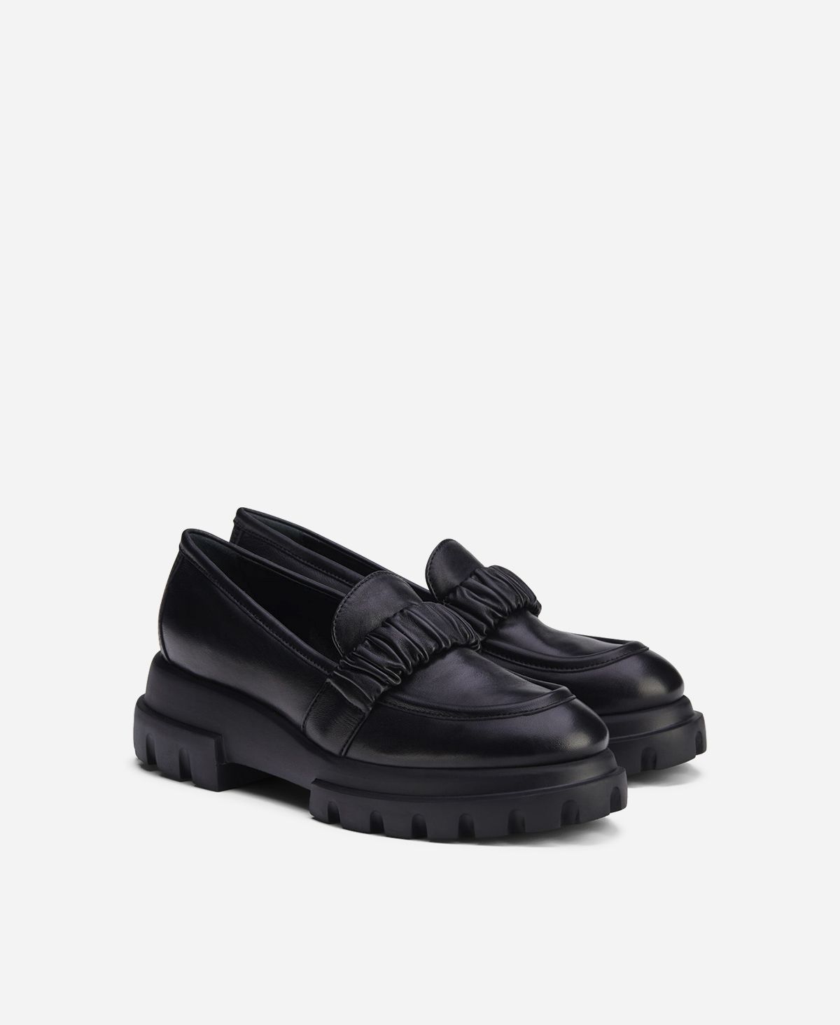 Agl Mocassino con rouche Nero CELESTE In Linea