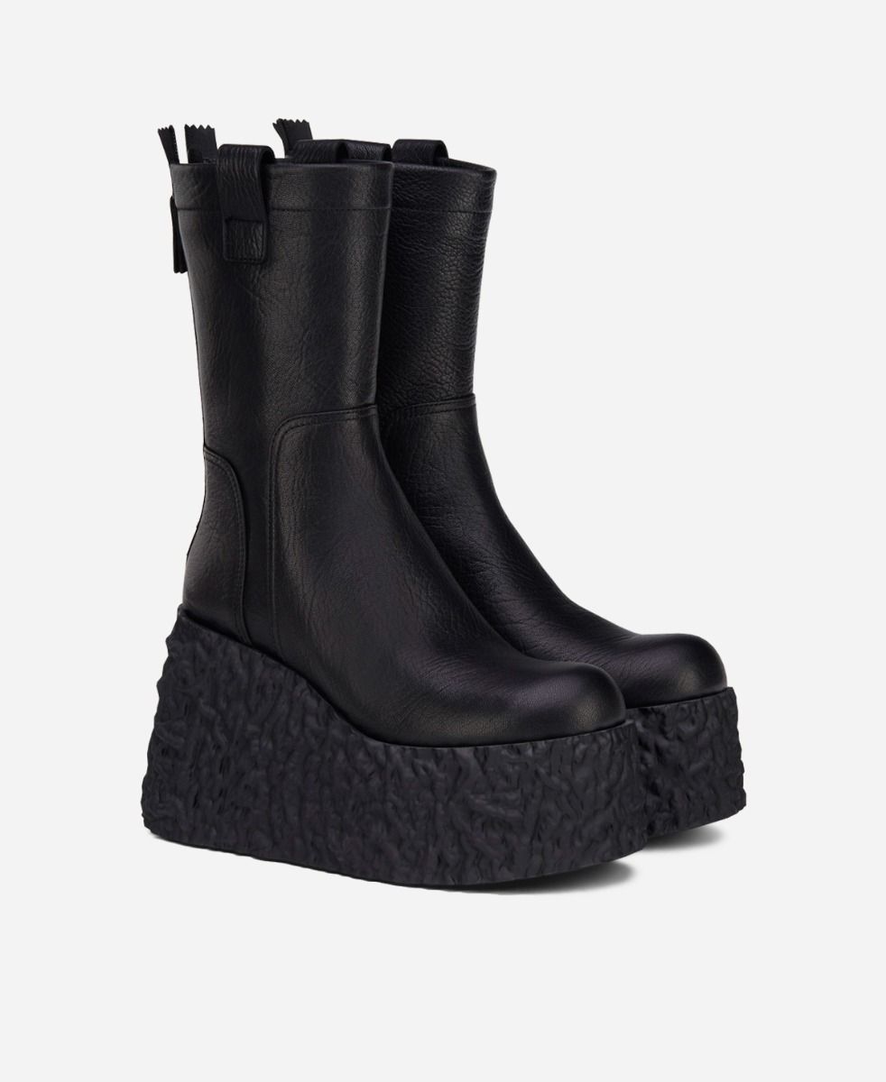 Agl Stivaletto in pelle Nero LAVA BOOTIE Sottocosto