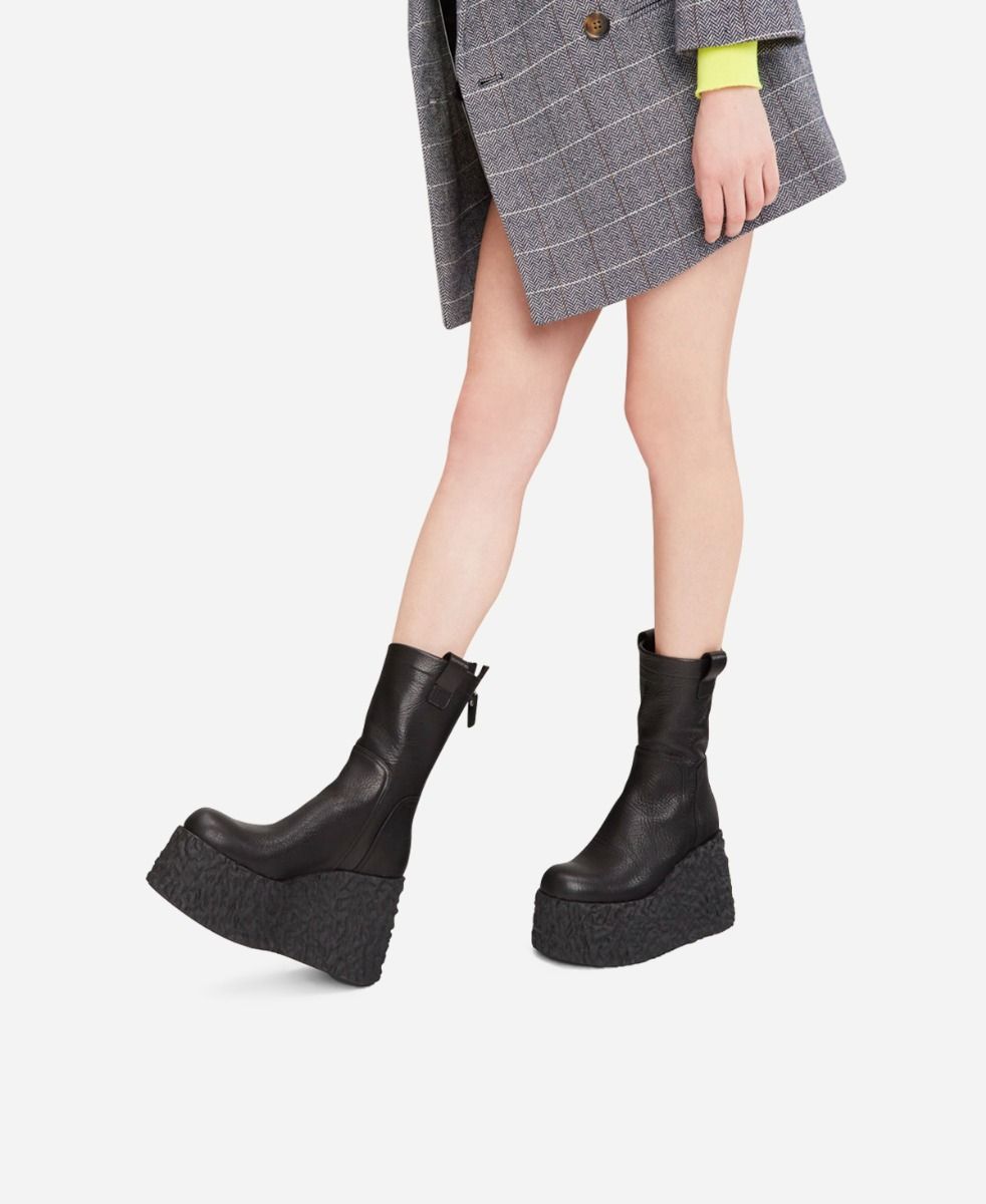 Agl Stivaletto in pelle Nero LAVA BOOTIE Sottocosto