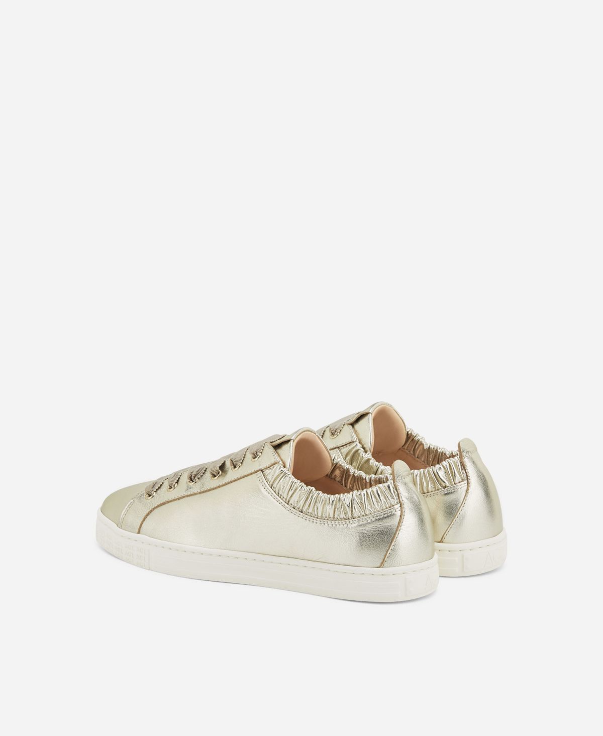 Agl Sneaker in pelle metallizzata Platino Suzie Soddisfazione Garantita