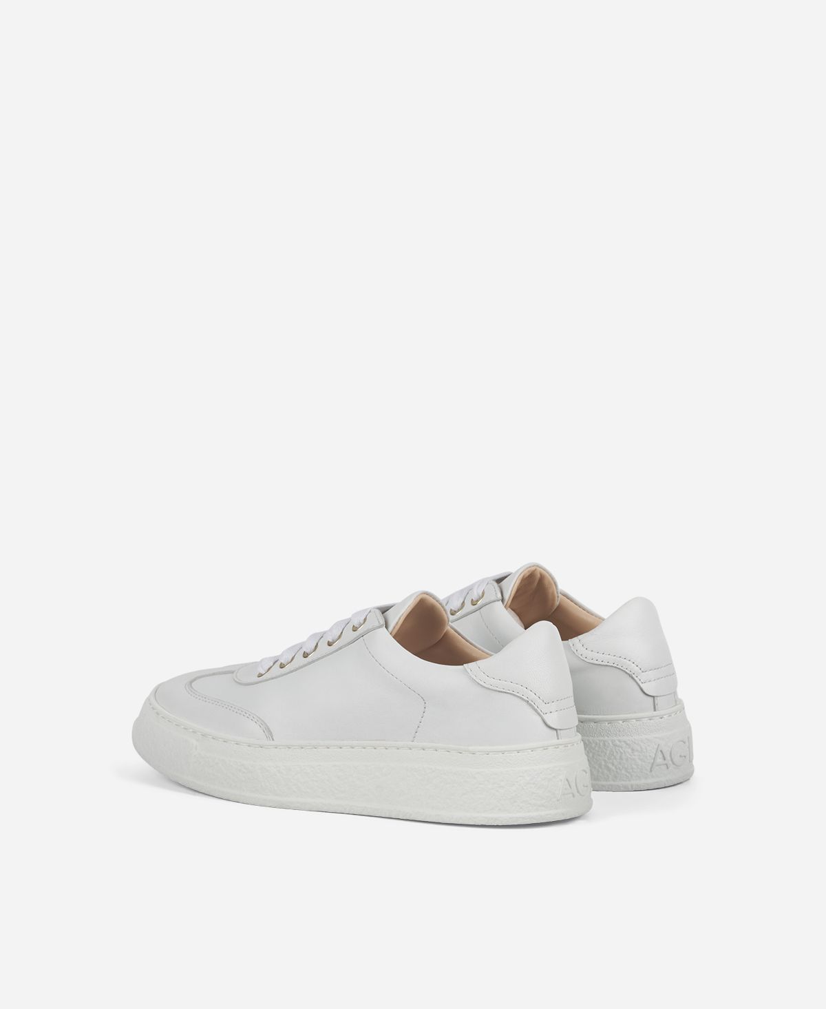 Agl Sneaker in pelle Bianco Giuly Shoes Sottocosto
