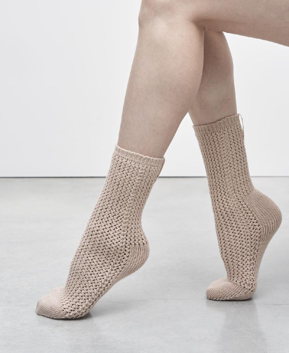 Agl Calze di lana Beige SOCK 2025