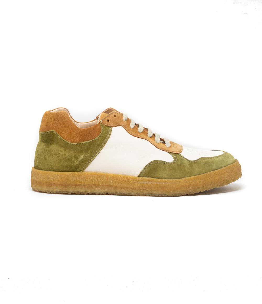 Wally Walker Astorflex – sneaker uomo in pelle e camoscio Tenniflex Assenzio Acquista Ora