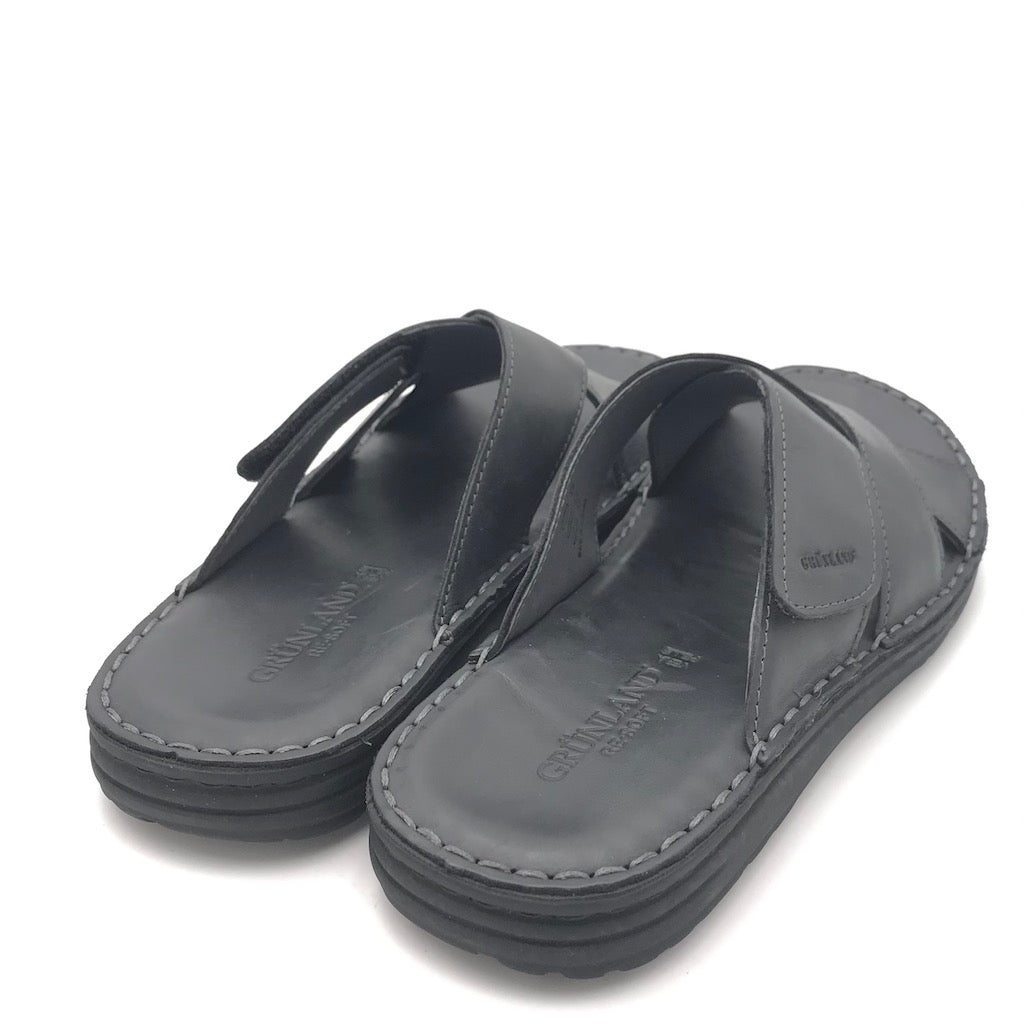 Zulian Calzature Ciabatta Lapo nero Hotsell