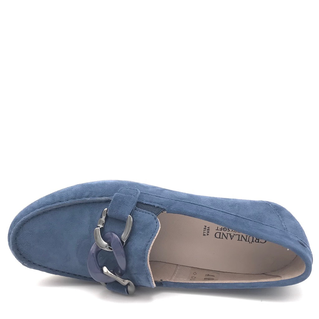 Zulian Calzature Mocassino Tafa blu 2025