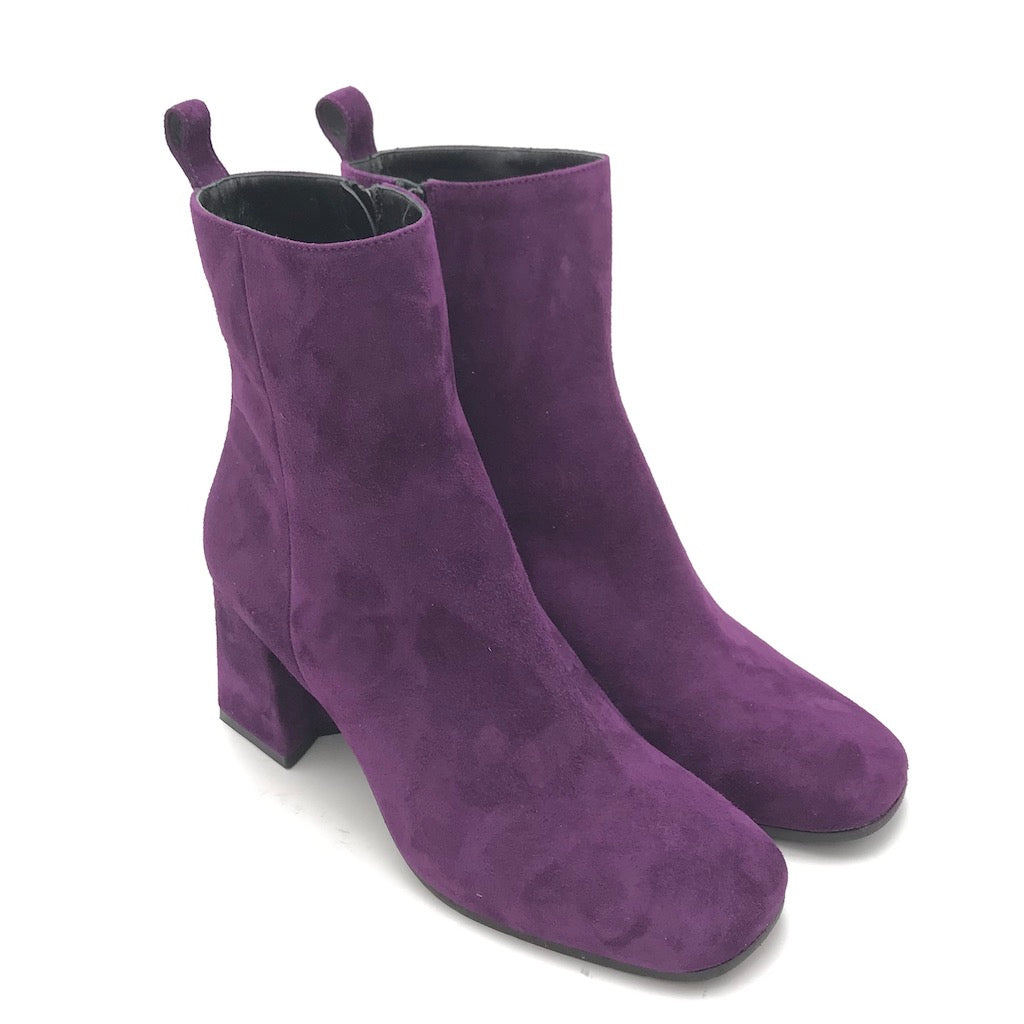 Zulian Calzature Tronchetto camoscio viola Sconto