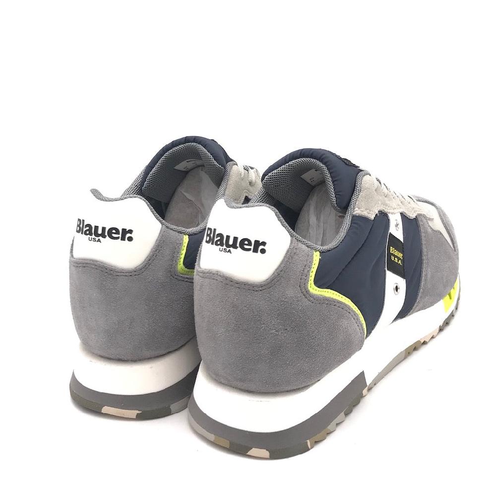 Zulian Calzature Sneakers Queens01 Dir navy-grey Vendita Economica