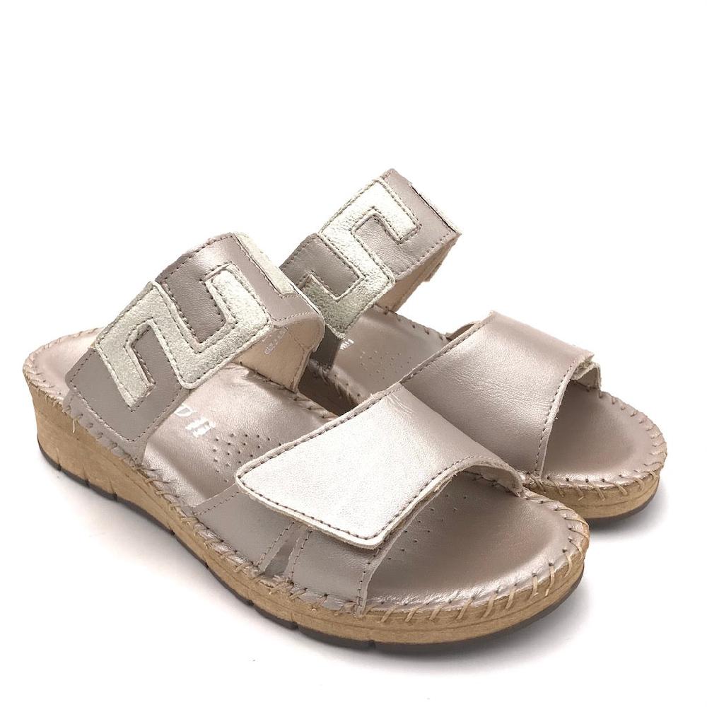 Zulian Calzature Ciabatta Palo platino In Saldo