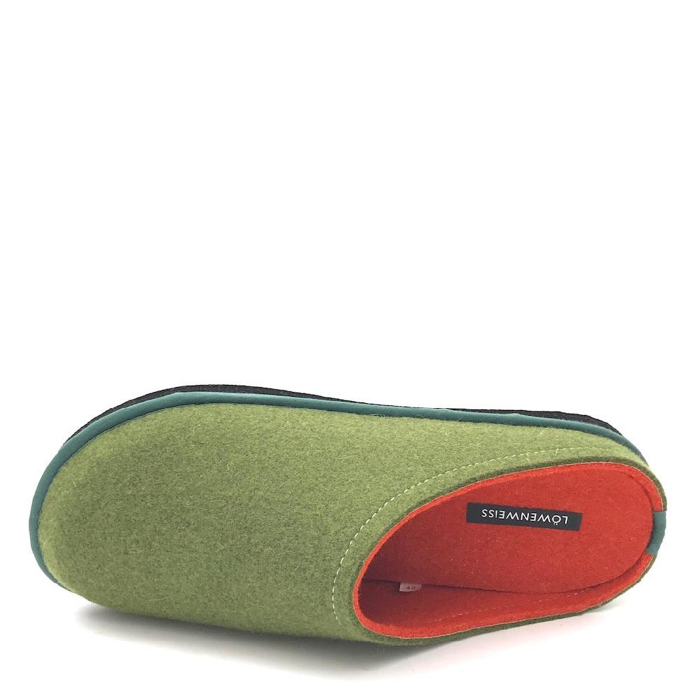 Zulian Calzature Ciabatta Easy bicolor muschio-arancione Prezzo Ridotto
