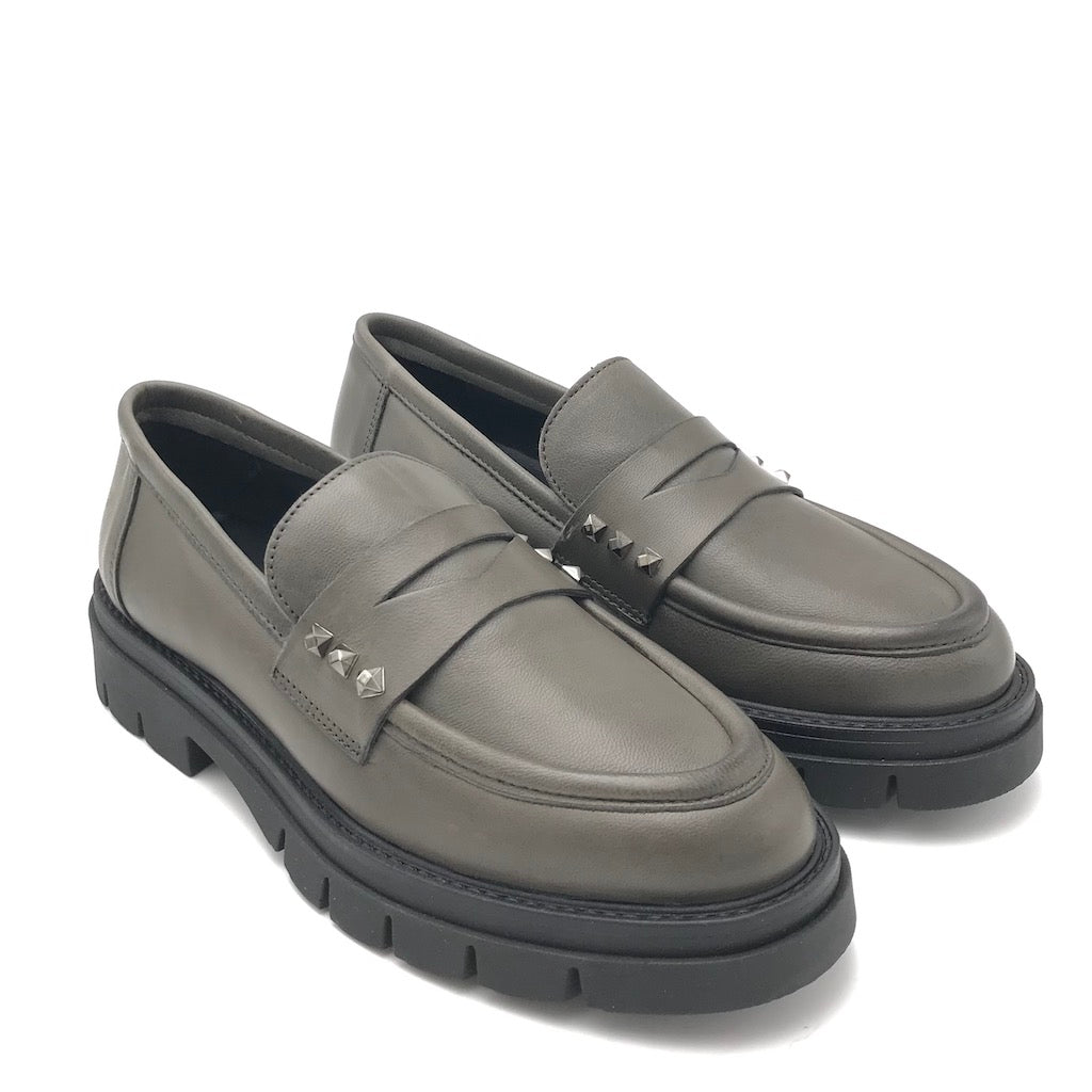Zulian Calzature Mocassino Taylor color fumo Sottocosto
