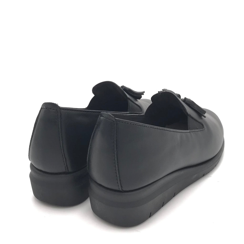 Zulian Calzature Scarpa Rysa pelle nera Nuovo