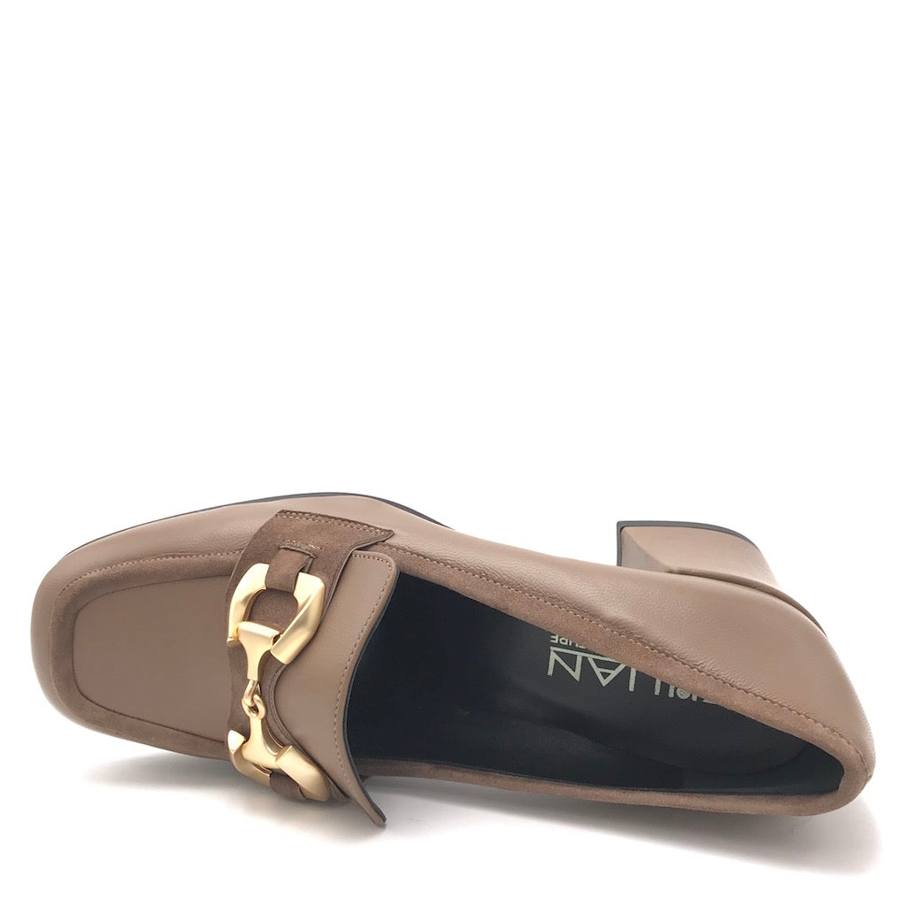 Zulian Calzature Mocassino Paola in pelle acero Outlet