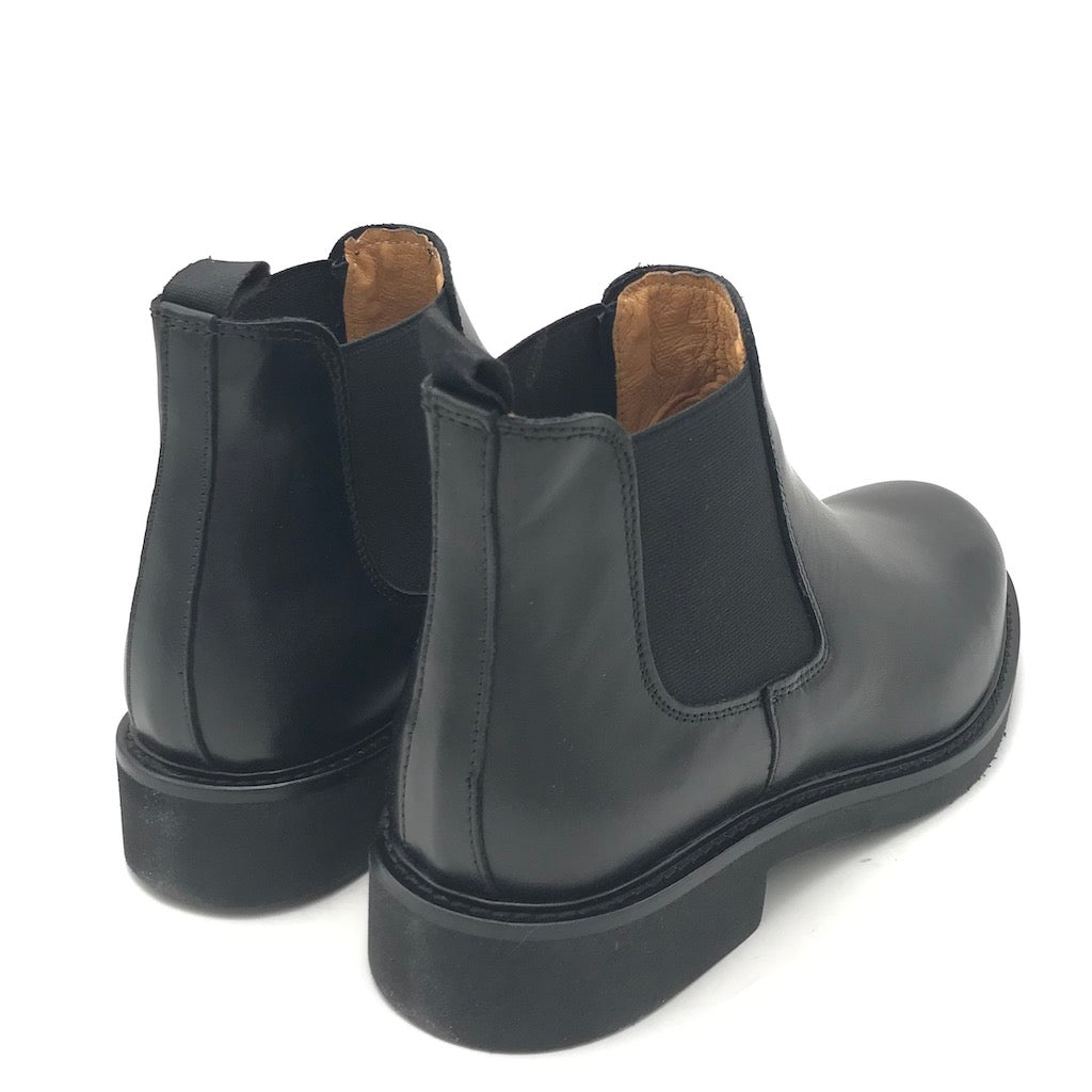 Zulian Calzature Stivaletto beatles in pelle nera Moda