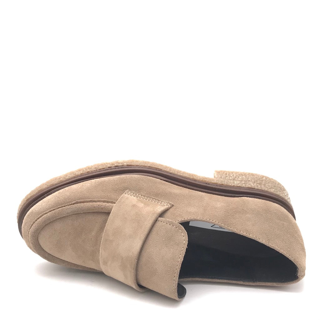 Zulian Calzature Mocassino Kipp in crosta taupe Online