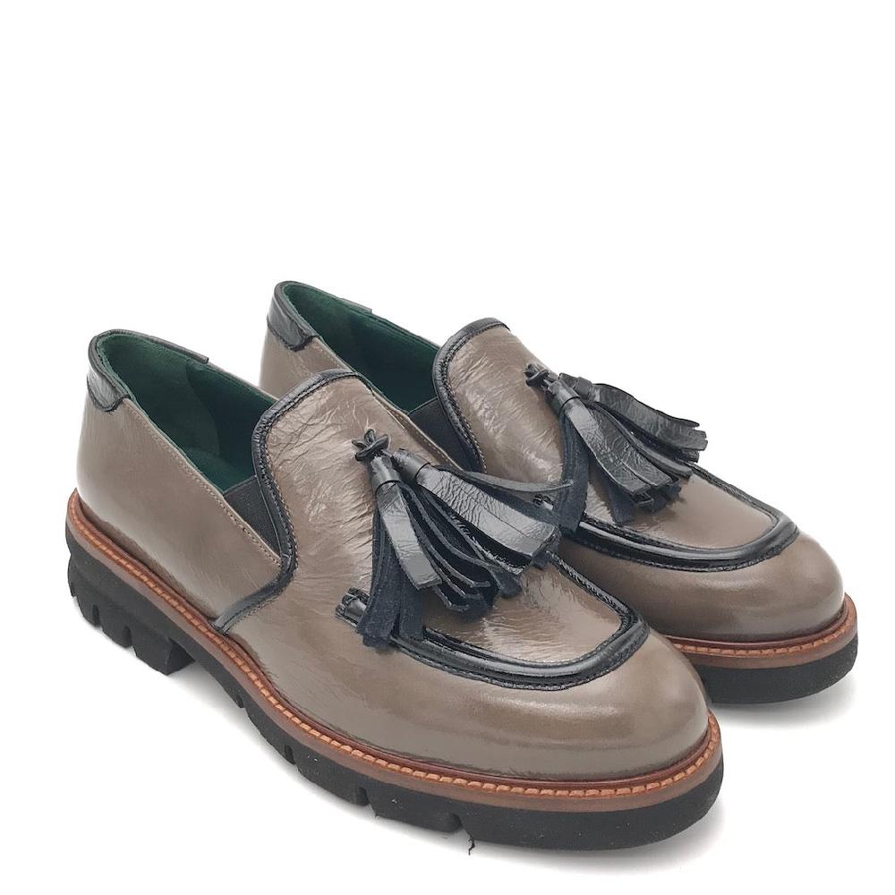 Zulian Calzature Mocassino in naplak elefant Negozi Online