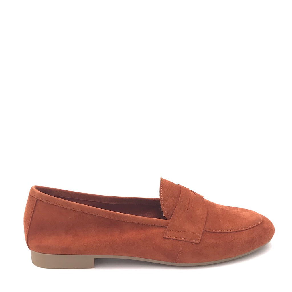 Zulian Calzature Mocassino Sixt velour ruggine