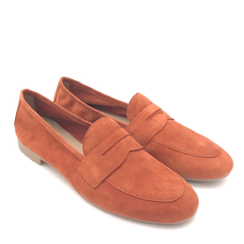 Zulian Calzature Mocassino Sixt velour ruggine Saldi